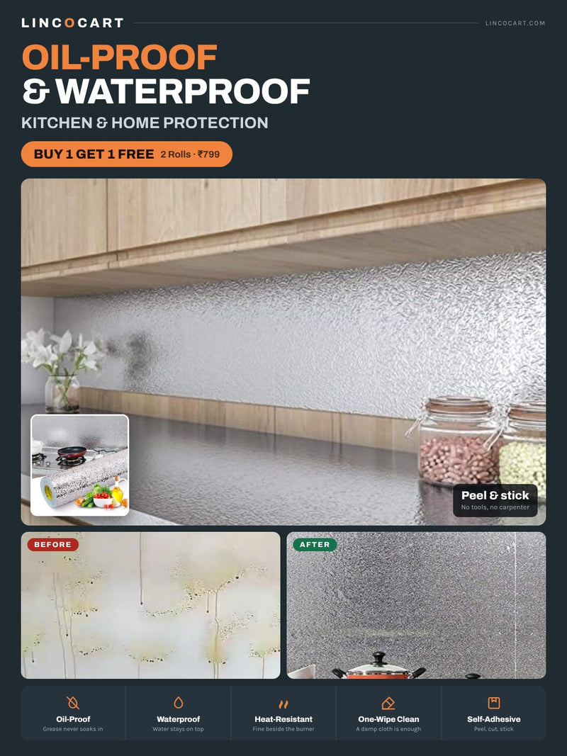 Advanced 2TH Kitchen & Home Protection Sticker — Buy 1 Get 1 Free (2 Rolls)